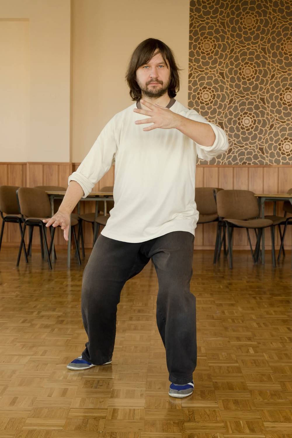 Mariusz Pietrzak – forma Tai Chi, ujęcie z przodu